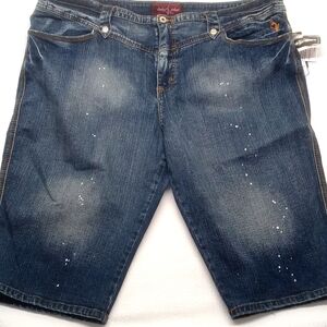 New Vintage Y2K Baby Phat Denim Capri Women's Plus Size 24